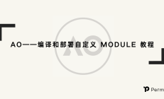 ao——编译和部署自定义 module 教程