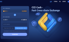使用CCE Cash跨链兑换BTC到ETH的教程